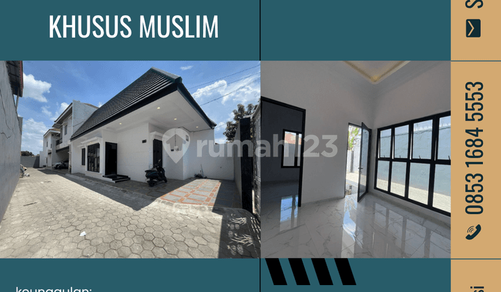 Rumah Baru 1Lantai Cluster Khusus Muslim di Jaticempaka Bekasi