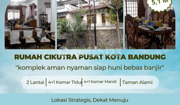 Rumah cikutra dalam komplek aman nyaman siap huni Kodya Bandung