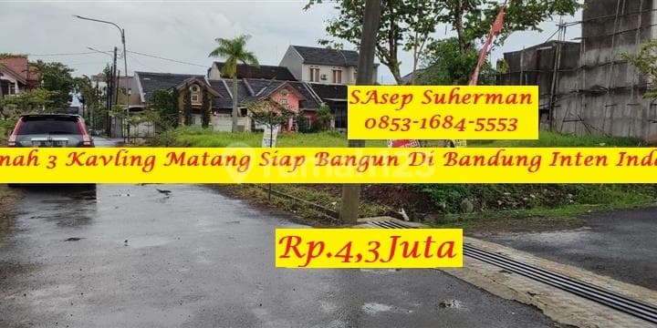 Dijual 3 Tanah Kavling Siap Bandung di Bandung Inten Indah SHM