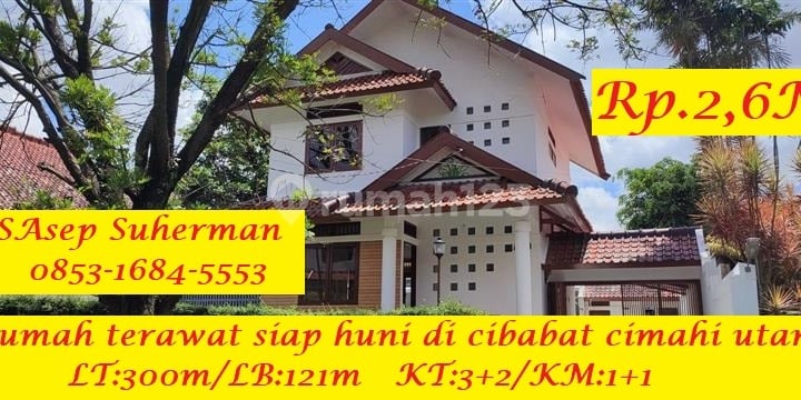Rumah Di Cibabat Cimahi Utara Terawat Sipap Huni