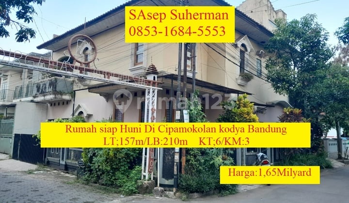 Rumah Di Cipamokolan Kodya Bandung Dalam Komplek Siap Huni