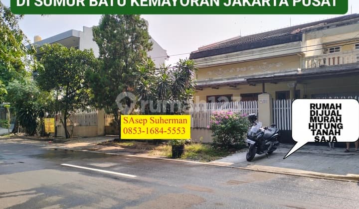 tanah murah bonusrumah jl raya sumurbatu kemayoran jakarta pusat