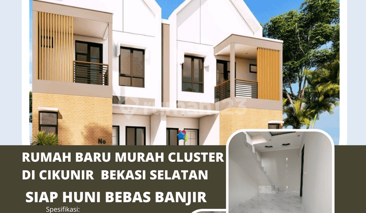 Rumah Baru Murah Dalam Cluster di Cikunir Bekasi Selatan