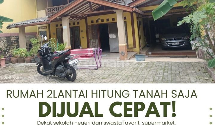 rumah 2lt hitung tanah d jatimakmur bekasi bebas banjir siap huni