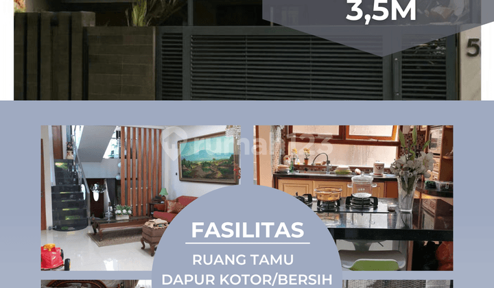 Rumah 2 Lantai Arsitektur Unik & Nyaman Kokoh di Antapani Bandung