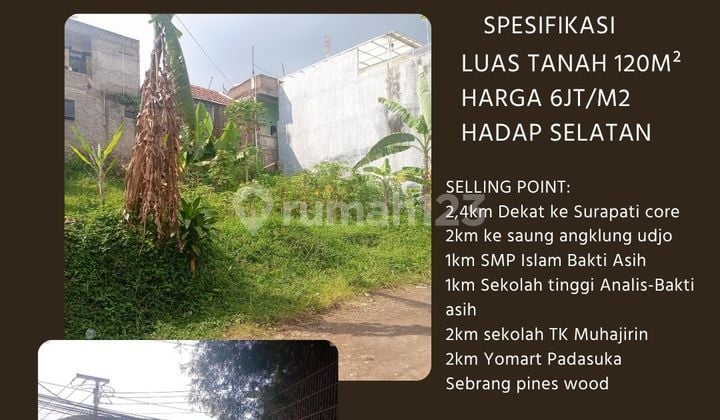tanah di cimenyan bandung bebas banjir lokasi strategis no macet