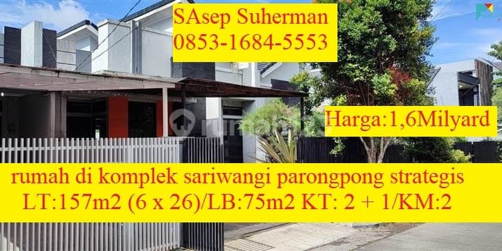 Rumah di Komplek Sariwangi Parongpong Strategis Bebas Banjir