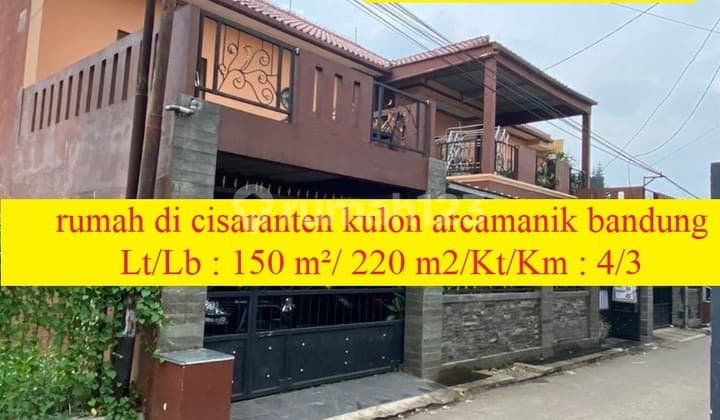 House in Cisaranten Kulon, Arcamanik, Bandung, ready to occupy, flood-free.