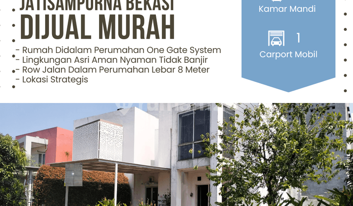 rumah murah fully furnished siap huni di grand cibubur jatisampurna bekasi
