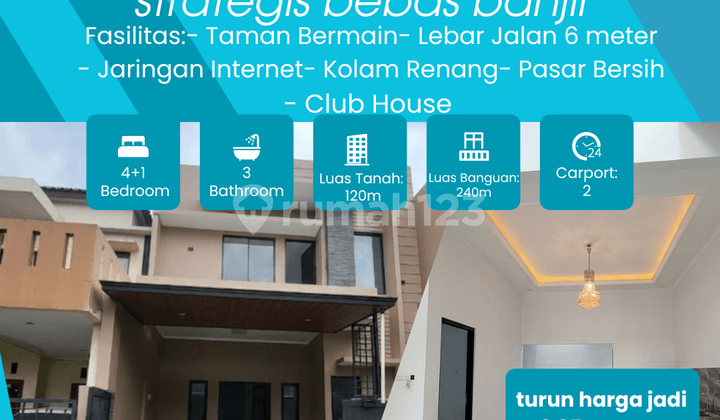 Rumah Bagus Komplek Besar Taman Permata Cikunir Bekasi Kota