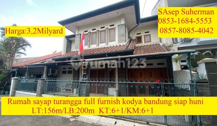 Rumah Sayap Turangga Full Furnish Kodya Bandung Siap Huni Bebas Banjir