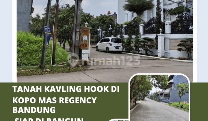 Tanah Kavling Hook di Kopo Mas Regency Bandung Siap di Bangun