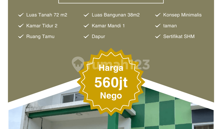 rumah dekat kantor bupati KBB strategis bebas banjir aman nyaman