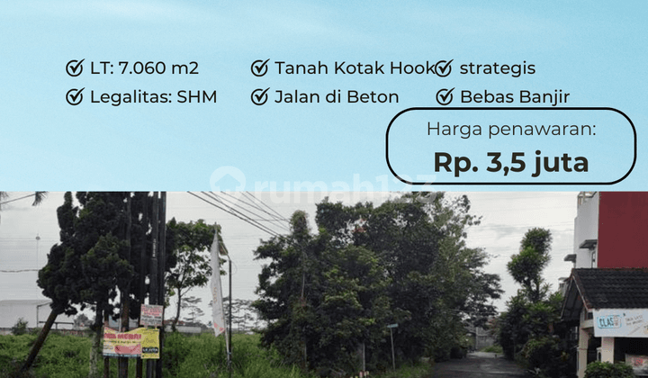 tanah Kavling matang siap bangun Cocok untuk perumahan atau Gudang berada di lokasi strategis