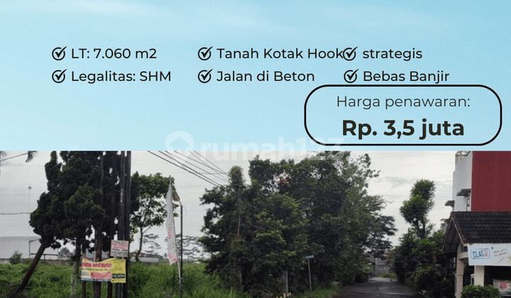 tanah Kavling matang siap bangun Cocok untuk perumahan atau Gudang berada di lokasi strategis