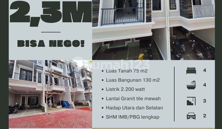 Rumah MEWAH 3lt CLUSTER onegate MURAH d Jagakarsa Jakarta Selatan