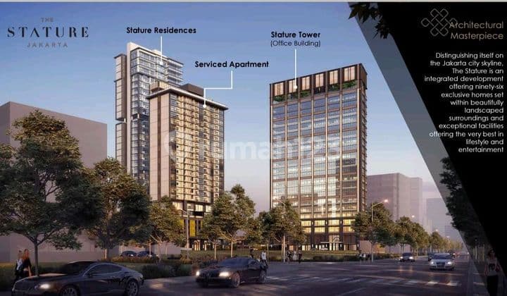 Di Jual Cepat Apartemen Mewah The Stature 2BR Tipe Signatire