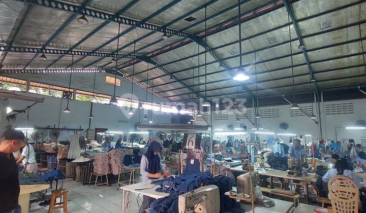 Di Jual Cepat Pabrik Garment Export Siap Pakai Jati Uwung