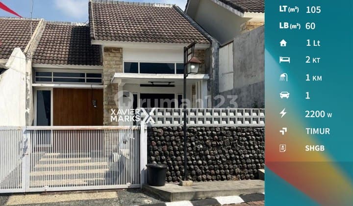 Rumah Siap Huni Nyaman di Villa Bukit Tidar Kota Malang(Id1225)