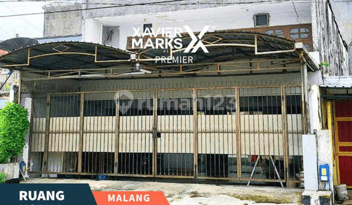 Dijual Rumah Usaha, Rumah di Area Jalan Ciliwung, Purwantoro, Blimbing Malang