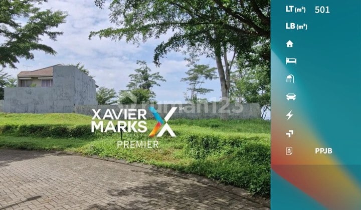 Tanah 2 Kavling Jejer Hook di Palm Valley, Araya Malang Id1024