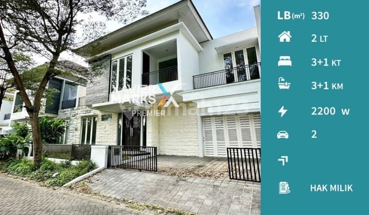 Rumah View Golf Desain Modern di Araya, Malang