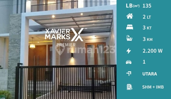 Rumah Modern Full Furnish di Perumahan Taman Sulfat, Blimbing Malang