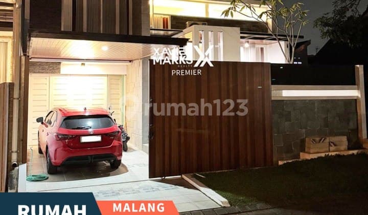 Rumah Kondisi Baru Design Modern di Araya Golf Malang(Id1391)