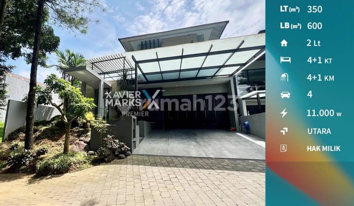 Rumah Mewah di Perumahan Riverside Blimbing Malang(Id1255)
