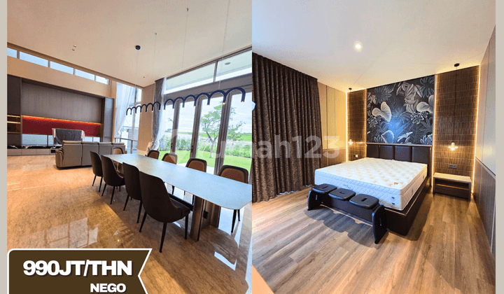 Sewa Rumah Mewah Golf Island Pik Uk 12X35 Interior Full & View Golf