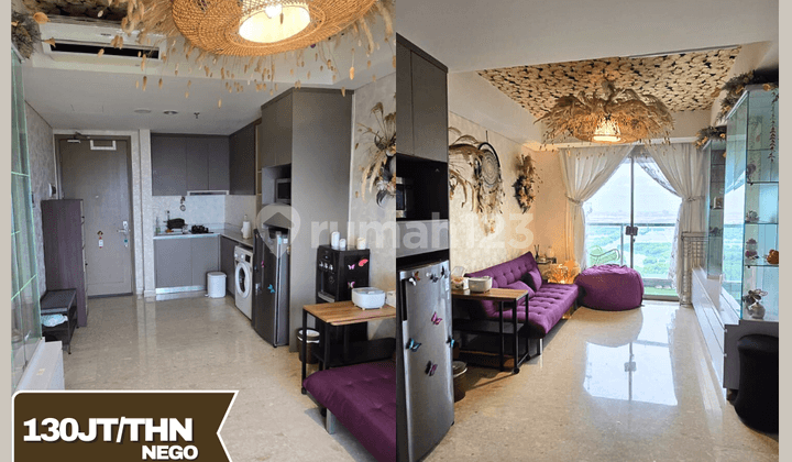 DISEWA APARTEMENT GOLD COAST PIK 1BR FULL FURNISH SEA VIEW