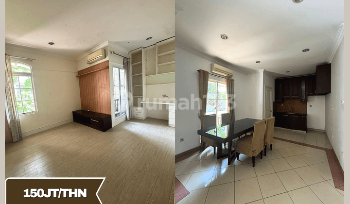 DISEWA RUMAH BGM CENDANA PIK 8X18 SEMI FURNISH RAPIH