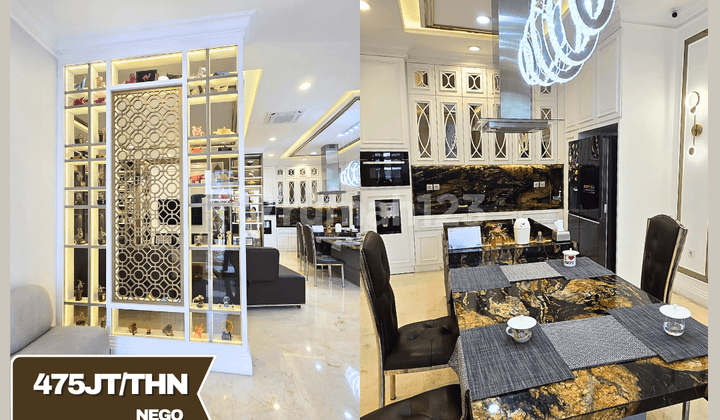 Disewakan Rumah Mewah Golf Island Piano 10X15 Full Furnished