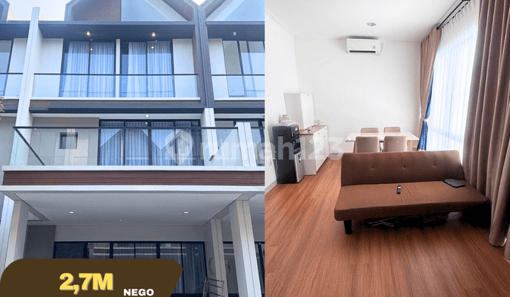 Dijual Murah Rumah Osaka Pik2 Uk 6X10 3Lt Full Furnish Rapih