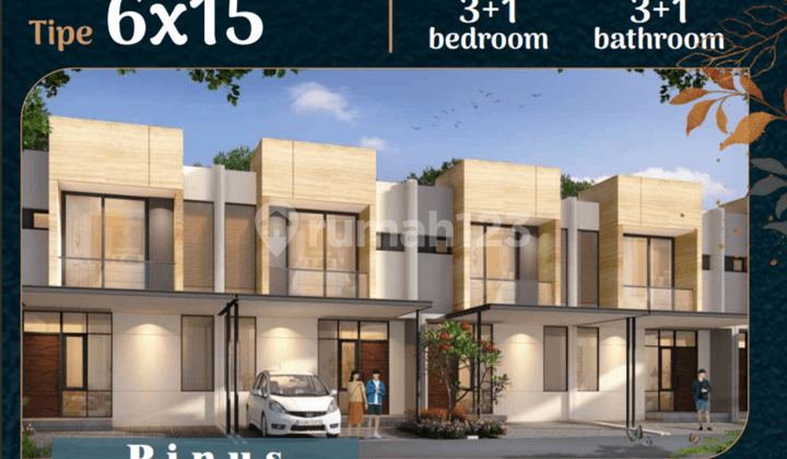 FOR RENT: PASIR PUTIH VILLA HOUSE 6X15 BRAND NEW WITH GREAT VIEW