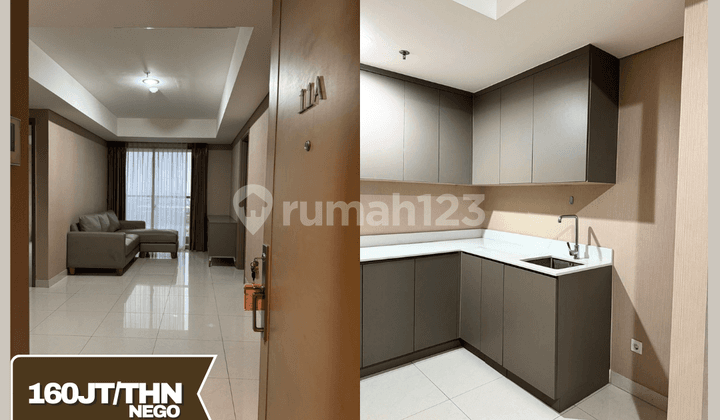 DISEWA APARTEMENT PIK GOLD COAST 3BR SEMI FURNISH RAPIH
