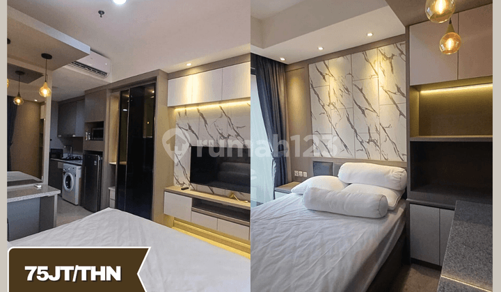 DISEWA APARTEMENT GOLD COAST PIK STUDIO FULL INTERIOR