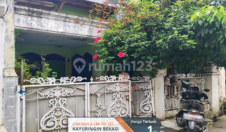 Dijual Rumah Strategis 2Lt Jl Lebar Kayuringin Bekasi Selatan
