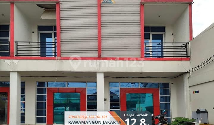 Ready For Sale Office/ Row of 4 Shophouses Jl Lbr Rawamangun Jakarta Toll