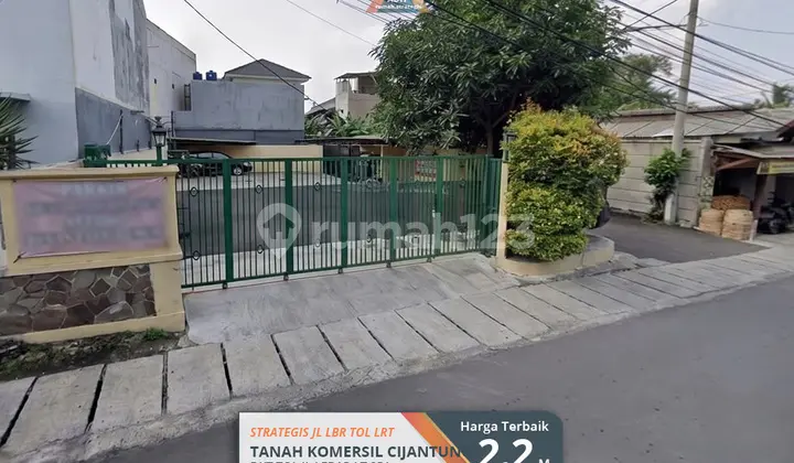 Tanah Komersil Luas Stratgis Jl Lebar Cijantung Jakarta Timur Tol