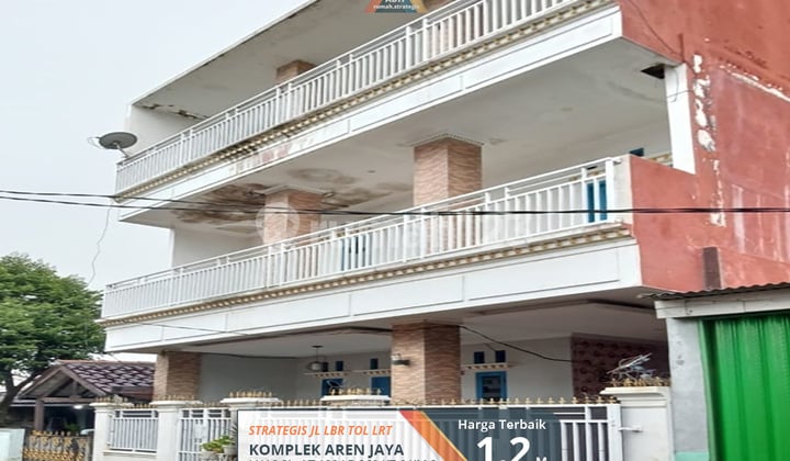 Turun Harga 3Lt Strategis Modern Jl Lbr Luas Aren Jaya Bekasi Tol