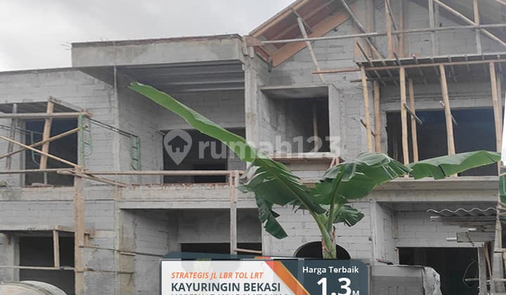 Rumah Strategis Modern Jl Lebar Kayuringin Bekasi Stasiun Tol LRT