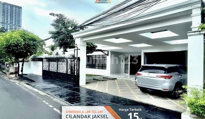 Semifurn Rumah Strategis Luas Jl Lbr Cilandak Jakarta Selatan Tol