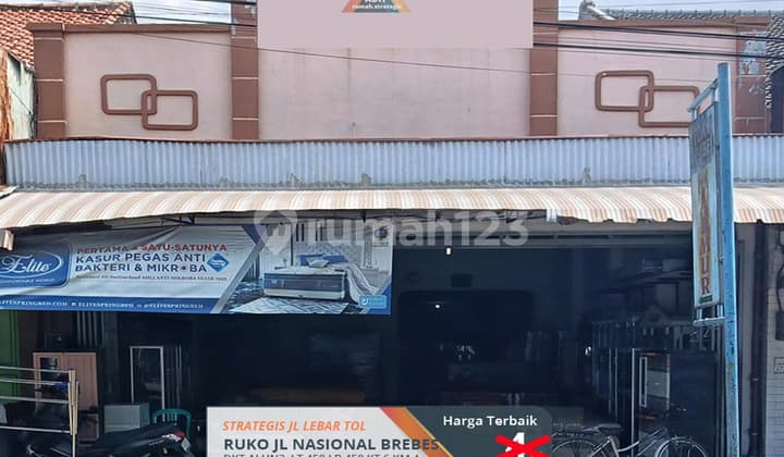Turun Harga Ruko Strategis Jl Lebar Nasional Dkt Psr Alun2 Brebes
