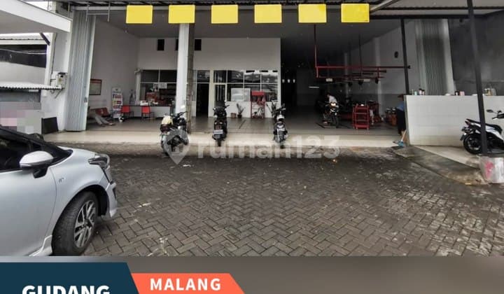 Gudang + Kantor Terawat Murah Nol Jalan Raya Randuagung Malang