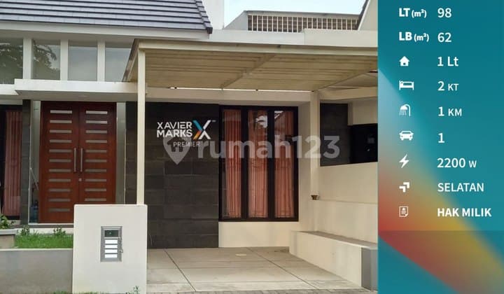 Rumah Minimalis Dekat Binus di Brassia Hill Araya Malang