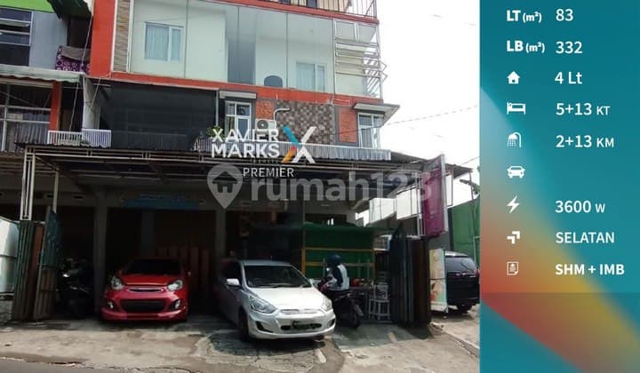 Rumah + Kos Full Furnish Poros Jalan di Tlogomas Malang