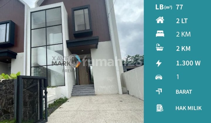 Rumah Minimalis Modern di Greenland Tidar Malang