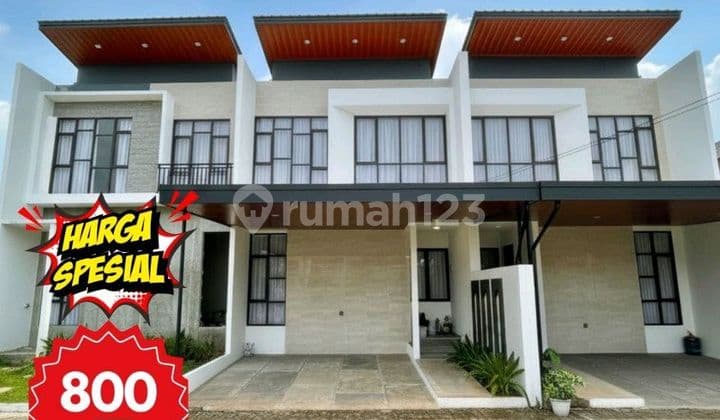 651 Rumah Modern 2 Lt Promo Awal Tahun dlm Perum Muslim Jatimulya