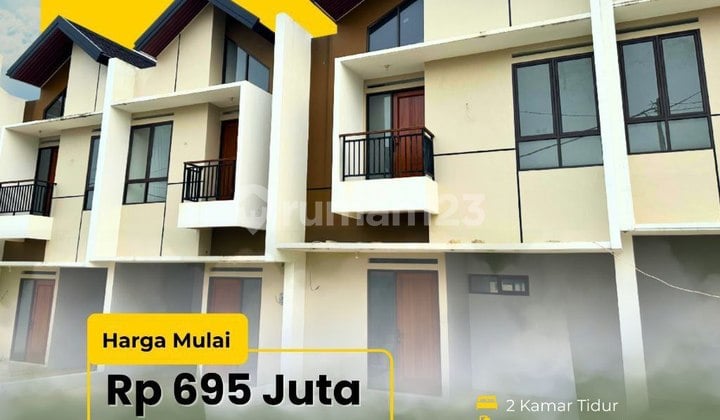 525 Cluster Ready Stock 2 Lt Cantik, Skandinavian Modern Minimalis di Bakti Jaya